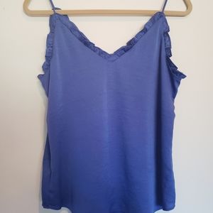 NWT Express Blue Satin Cami
